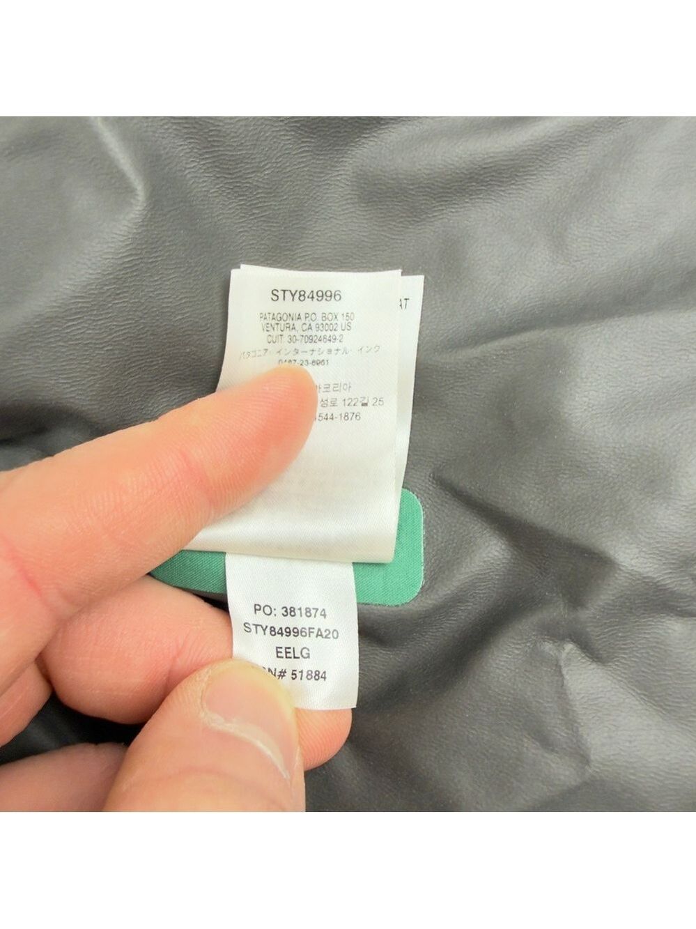 Patagonia NWT Women's Sz Small Calcite Gore-tex Green Jacket 84996 Style Number - Picture 11 of 16